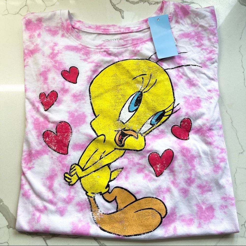 LOONEY TUNES | Tye Dye Tweety Bird Tee - Picture 3 of 11